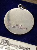 Vtg NOS Walt Disney World 925 Sterling Silver Mickey Mouse Charm Pendant 1970's