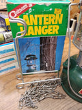Vtg 1970 Coleman 220F 2 Mantle Gas Lantern Pyrex Globe w/Lantern Hanger Orig Box