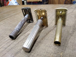 Vtg 3 Pc Gillette Safety Razor Lot 1970 Flare Tip Super Speed TTO 2-3 Pc Razors