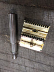 Vtg 3 Pc Gillette Safety Razor Lot 1970 Flare Tip Super Speed TTO 2-3 Pc Razors