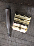 Vtg 3 Pc Gillette Safety Razor Lot 1970 Flare Tip Super Speed TTO 2-3 Pc Razors