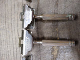 Vtg 4 Pc Gem Safety Razor Lot 1 White Handle 2 Juniors 1 Micromatic Brooklyn NY