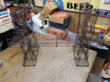 Vtg Tramp Art Golden Gate Suspension Bridge Hand Made Twisted Wire 26"L 16"H 9"W
