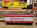 Vtg Tyco HO Scale Santa Fe Diesel Engine 6 Train Cars w/Crane Maintenance Works!