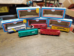 Vtg Model Power HO Scale Freight Train Car Lot Narragansett PC Dixie CP Trident