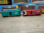 Vtg Model Power HO Scale Freight Train Car Lot Narragansett PC Dixie CP Trident