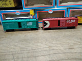Vtg Model Power HO Scale Freight Train Car Lot Narragansett PC Dixie CP Trident