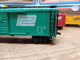 Vtg Model Power HO Scale Freight Train Car Lot Narragansett PC Dixie CP Trident