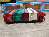 Vtg Model Power HO Scale Freight Train Car Lot Narragansett PC Dixie CP Trident