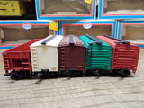 Vtg Model Power HO Scale Freight Train Car Lot Narragansett PC Dixie CP Trident