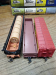 Vtg 3 Pc HO Scale Freight Train Car Lot AHM, Life Like 51' Cable Dispensing Car