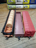 Vtg 3 Pc HO Scale Freight Train Car Lot AHM, Life Like 51' Cable Dispensing Car