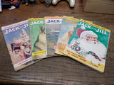 Vtg 5 Piece Lot 1960 Jack and Jill Children's Magazine Christmas Disneyland