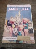 Vtg 5 Piece Lot 1960 Jack and Jill Children's Magazine Christmas Disneyland