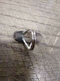 Vtg 925 Sterling Silver Southwest Style Black Onyx Stone Ring Size 7 Nice!