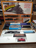 Vtg Ho Scale Tyco Chattanooga Steam Locomotive Train Set Trestle Bridge Box!