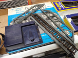 Vtg Ho Scale Tyco Chattanooga Steam Locomotive Train Set Trestle Bridge Box!
