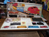 Vtg Ho Scale Bachmann Thunder Chief Santa Fe Diesel Locomotive Train Set w/Box!