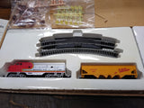 Vtg Ho Scale Bachmann Thunder Chief Santa Fe Diesel Locomotive Train Set w/Box!