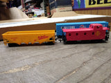 Vtg Ho Scale Bachmann Thunder Chief Santa Fe Diesel Locomotive Train Set w/Box!