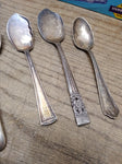 Vtg 7 Pc Silver Plate Flatware Lot Rogers Meriden Community Alvin King Edward
