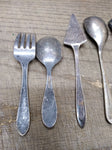 Vtg 7 Pc Silver Plate Flatware Lot Rogers Meriden Community Alvin King Edward