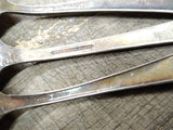 Vtg 7 Pc Silver Plate Flatware Lot Rogers Meriden Community Alvin King Edward
