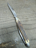 Vtg Queen Maher & Grosh Folding 2 Stainless Steel Blade Toothpick Pocket Knife