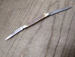 Vtg Queen Maher & Grosh Folding 2 Stainless Steel Blade Toothpick Pocket Knife