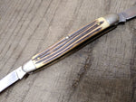 Vtg Queen Maher & Grosh Folding 2 Stainless Steel Blade Toothpick Pocket Knife