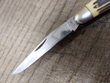 Vtg Queen Maher & Grosh Folding 2 Stainless Steel Blade Toothpick Pocket Knife