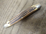 Vtg Queen Maher & Grosh Folding 2 Stainless Steel Blade Toothpick Pocket Knife