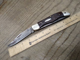 Vtg Case XX 6265 SAB Folding 2 Blade Hunting Pocket Knife 1965-1969 4" Blade!