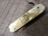 Vtg Solingen Germany Quaker State Advertising Mechanical Folding Pocket Knife!