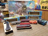 Vtg Ho Scale AHM New Haven Diesel Locomotive Train Set w/Atlas Track & Box!