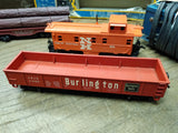 Vtg Ho Scale AHM New Haven Diesel Locomotive Train Set w/Atlas Track & Box!