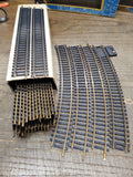 Vtg Ho Scale AHM New Haven Diesel Locomotive Train Set w/Atlas Track & Box!