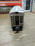 Vtg Lionel Trains O Gauge 634656 Alcoa Aluminum 4 Bay Covered Hopper Silver Good