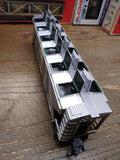 Vtg Lionel Trains O Gauge 634656 Alcoa Aluminum 4 Bay Covered Hopper Silver Good
