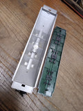 Vtg Lionel Trains O Gauge 634656 Alcoa Aluminum 4 Bay Covered Hopper Silver Good