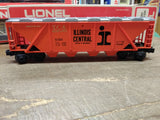 Vtg Lionel O Gauge 9264 Illinois Central Covered Hopper Car TCA Museum Ex w/Box!
