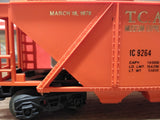 Vtg Lionel O Gauge 9264 Illinois Central Covered Hopper Car TCA Museum Ex w/Box!