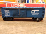 Vtg Lionel O Gauge 9764 GTW Grand Trunk Western Double Door Blue Box Car w/Box!