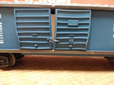 Vtg Lionel O Gauge 9764 GTW Grand Trunk Western Double Door Blue Box Car w/Box!