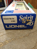 Vtg Lionel O Gauge Spirit Of 76 State Of Delaware Box Car 7601 w/Box Great Shape