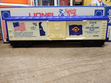 Vtg Lionel O Gauge Spirit Of 76 State Of Delaware Box Car 7601 w/Box Great Shape