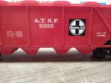 Vtg O And O27 Gauge Lionel 9322 ATSF Hopper Car Famous American RR Series w/Box