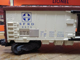 Vtg O Gauge Lionel Trains Santa Fe #6672 Refrigerated Box Car Type II w/Box
