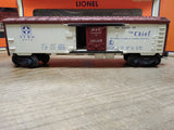 Vtg O Gauge Lionel Trains Santa Fe #6672 Refrigerated Box Car Type II w/Box