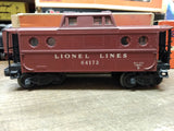 Vtg Lionel Trains O Gauge 64173 Lionel Lines Port Hole Caboose Good Shape!